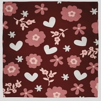 Egyszerűen Daisy a vörös virágos szerelemben Valentin napi dobó takaró