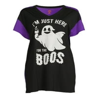 Ghost női és női plusz licenc Halloween Sleepshirt
