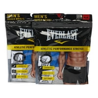 Az Everlast Men's Boxer rövidnadrág teljesítménye lélegző fehérnemű férfiak számára, 6 csomag