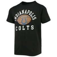 Ifjúsági fekete Indianapolis Colts labdarúgó póló