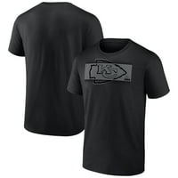 Kansas City Chiefs fanatics márkájú csapat logó póló - fekete