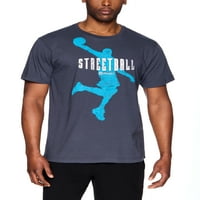 És Mens Streetball grafikus póló, S-3XL méretű