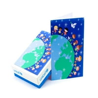 Hallmark Unicef ​​Kids a világ minden tájáról ünnepi dobozos üdvözlőkártyák, kártyák CT + borítékok CT