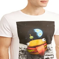 Fortnite férfi Burger Space Rövid ujjú grafikus póló, 3XL méretig
