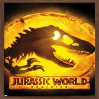 Jurassic World: Dominion-Logo Egy Lap Fali Poszter, 14.725 22.375 Keretes