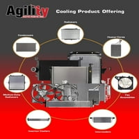 Agility Auto Parts A C kondenzátor a Mazda -specifikus modellekhez