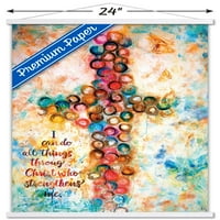 Ivan Guaderrama-állhatatos - Versiculo fali poszter mágneses kerettel, 22.375 34