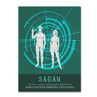 Védjegy Szépművészet 'Sagan' vászon művészete: Grafiikka stúdió