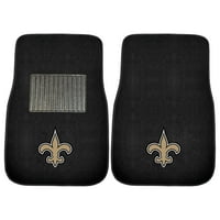 New Orleans Saints NFL 2-PC hímzett autószőnyeg