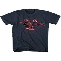Marvel Spider-Man férfi és nagy férfiak nem otthon és a Spidey Eye Grafikus pólók, 2-Pack, Marvel Mens pólók S-3XL méretűek