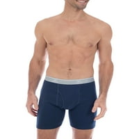 George férfiak szokásos láb boxer rövidnadrágja, 6 csomag
