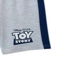 Disney Pixar Toy Story baba és kisgyermek fiú grafikus póló és kötött rövidnadrág-készlet, 2-darab, méretek 12m-5T