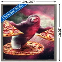 James Booker-Vicces Hely Lajhár Pizza Fal Poszter, 22.375 34 Keretes