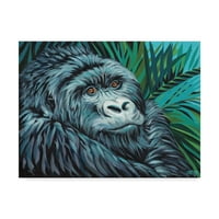 A „Jungle Monkey II” Vászon művészete védjegye vászon művészete: Carolee Vitaletti