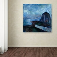 Védjegy Szépművészet 'Starry Night I' Canvas Art készítette Edvard Munch